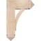 Ekena Millwork Thorton Arts and Crafts Smooth Bracket w/ Offset Brace, Douglas Fir, 7 1/2"W x 18"D x 26"H BKT0806X18X26THR03SDF - alternate 2